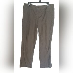 Columbia Sports Wear Womens Gray/Brown Cargo Pants Size 16 Regular